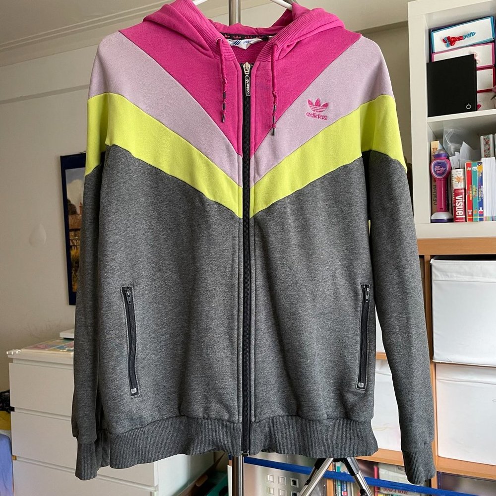 Adidas Full Zip Hoodie - XL (multicolor)